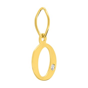 Pendentif Femme - Or 18 Carats - Diamant 0.01 Carats