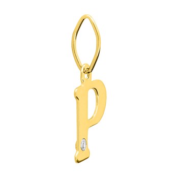 Pendentif Femme - Or 18 Carats - Diamant 0.01 Carats