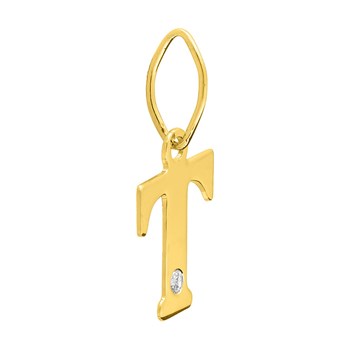 Pendentif Femme - Or 18 Carats - Diamant 0.01 Carats