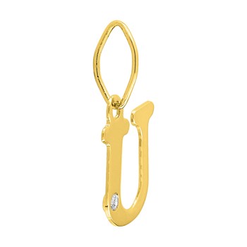 Pendentif Femme - Or 18 Carats - Diamant 0.01 Carats