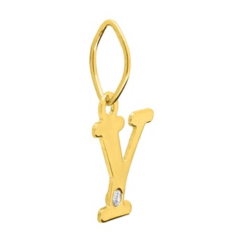 Pendentif Femme - Or 18 Carats - Diamant 0.01 Carats