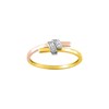 Bague femme - 3 ors - Or 9 Carats - vue V1