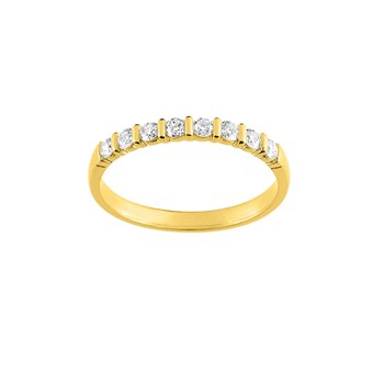 Bague Femme - Or 18 Carats - Diamant 0.30 Carats
