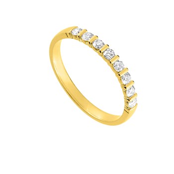 Bague Femme - Or 18 Carats - Diamant 0.30 Carats
