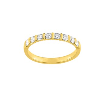 Bague Femme - Or 18 Carats - Diamant 0.40 Carats