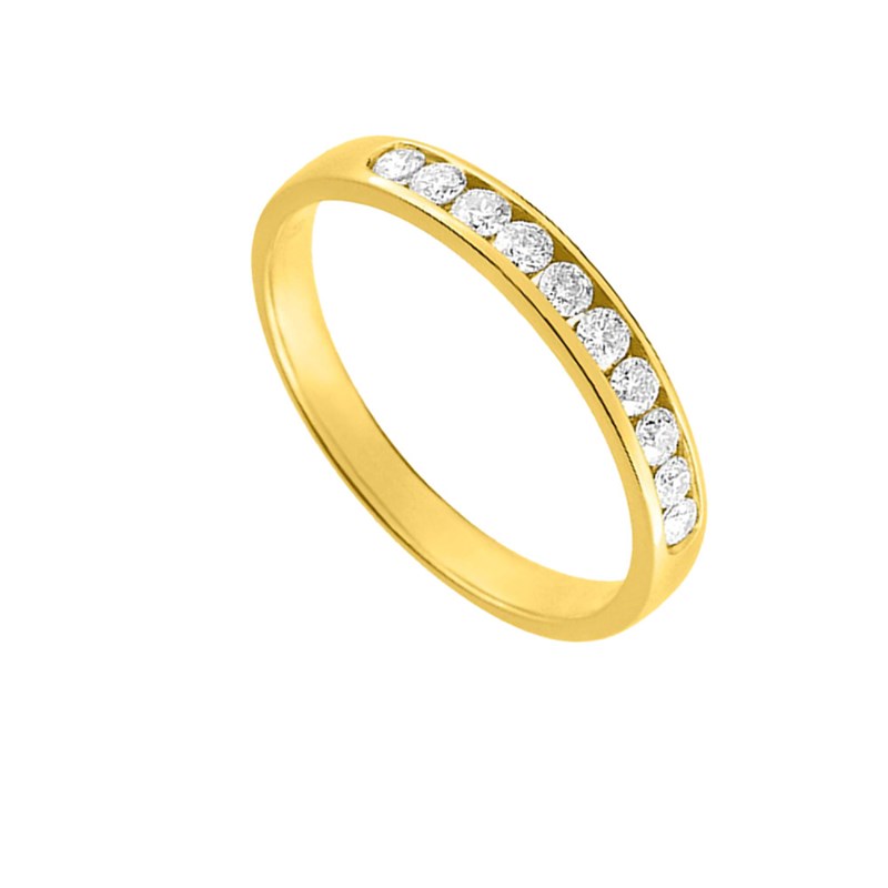 Bague Femme - Or 18 Carats - Diamant - vue 2