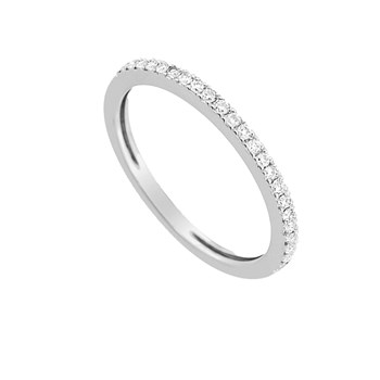 Bague Femme - Or 18 Carats - Diamant 0.18 Carats