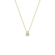 Collier Femme - Oxyde de zirconium - Or 18 Carats - Longueur : 42 cm
