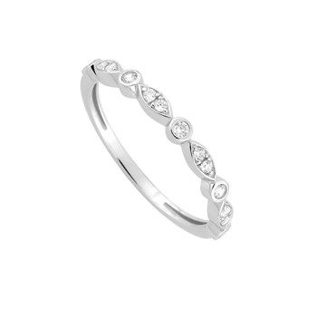 Bague Femme - Oxyde de zirconium - Or 18 Carats