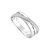 Bague Femme - Or 18 Carats - Diamant 0,12 Carats - vue V2