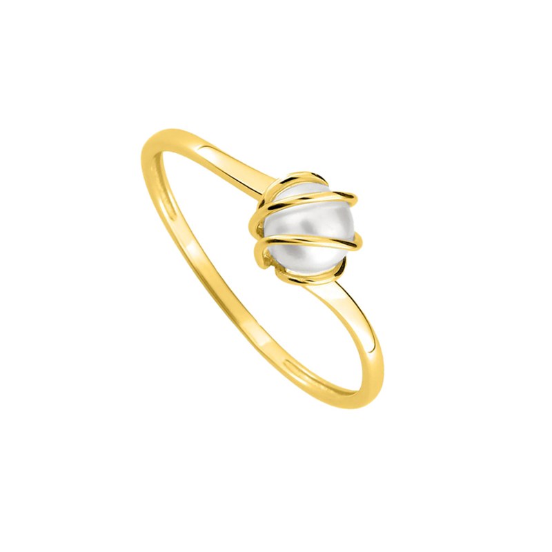 Bague Femme - perle - Or 18 Carats - vue 2