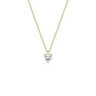 Collier Femme - Oxyde de zirconium - Or 18 Carats - Longueur : 42 cm