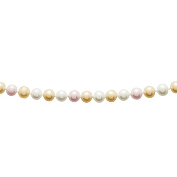 Women's necklace - pearl - 18 carat gold - Length: 42 cm