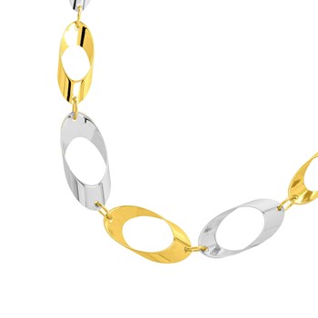 Women's necklace - 18 carat gold - Length: 42 cm