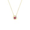 Collier Femme - rubis - Or 18 Carats - Longueur : 42 cm - vue V1
