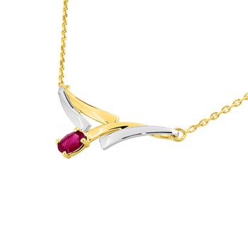 Women's necklace - 18 carat gold - Length: 42 cm