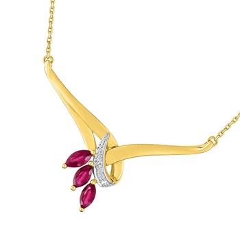 Women's necklace - 18 carat gold - Length: 42 cm