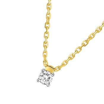 Vrouwenketting - 18 karaat goud - Lengte: 42 cm