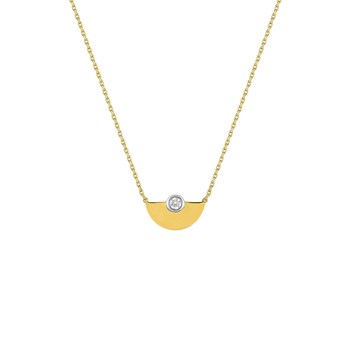 Women's necklace - 18 carat gold - Length: 42 cm