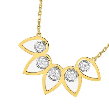 Women's necklace - 18 carat gold - Length: 42 cm