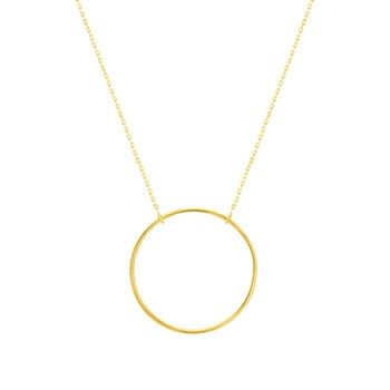 Women's necklace - 18 carat gold - Length: 42 cm