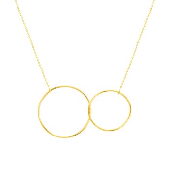 Women's necklace - 18 carat gold - Length: 42 cm