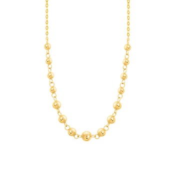 Women's necklace - 18 carat gold - Length: 42 cm