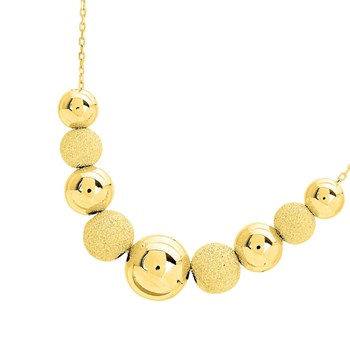 Women's necklace - 18 carat gold - Length: 42 cm