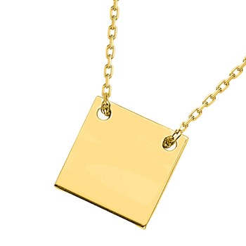 Women's necklace - 18 carat gold - Length: 42 cm