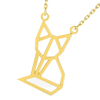 Women's necklace - 18 carat gold - Length: 42 cm