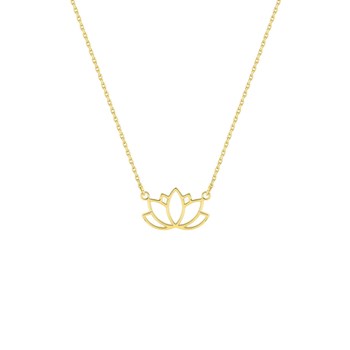 Women's necklace - 18 carat gold - Length: 42 cm