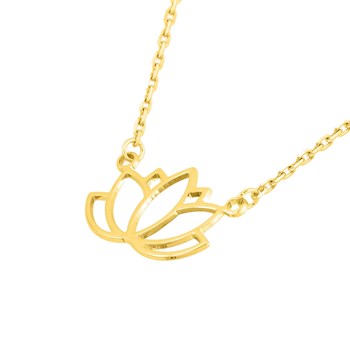 Women's necklace - 18 carat gold - Length: 42 cm
