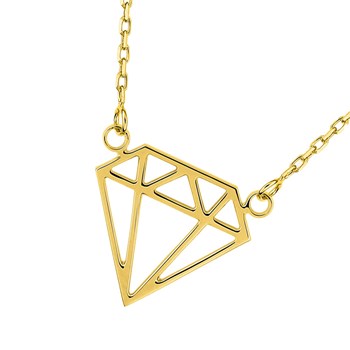 Women's necklace - 18 carat gold - Length: 42 cm