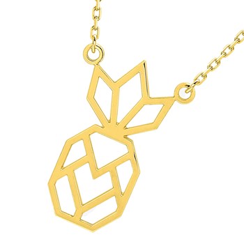 Women's necklace - 18 carat gold - Length: 42 cm