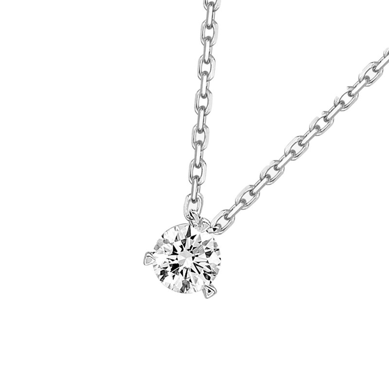 Collier Femme - Or 18 Carats - Diamant 0,14 Carats - Longueur : 42 cm - vue 2