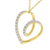 Collier Femme - Or 18 Carats - Diamant 0,09 Carats - Longueur : 42 cm - vue V2