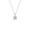 Collier Femme - Or 18 Carats - Diamant 0,1 Carats - Longueur : 42 cm - vue V1
