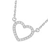 Collier Femme - Or 18 Carats - Diamant 0,06 Carats - Longueur : 42 cm - vue V2