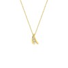 Collier Femme - Or 18 Carats - Diamant 0,08 Carats - Longueur : 42 cm - vue V1