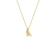 Collier Femme - Or 18 Carats - Diamant 0,08 Carats - Longueur : 42 cm