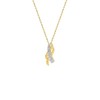 Collier Femme - Or 18 Carats - Diamant 0,01 Carats - Longueur : 42 cm - vue V1