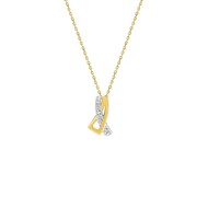 Collier Femme - Or 18 Carats - Diamant 0,01 Carats - Longueur : 42 cm