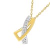 Collier Femme - Or 18 Carats - Diamant 0,01 Carats - Longueur : 42 cm - vue V2
