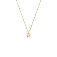 Collier Femme - Oxyde de zirconium - Or 18 Carats - Longueur : 42 cm