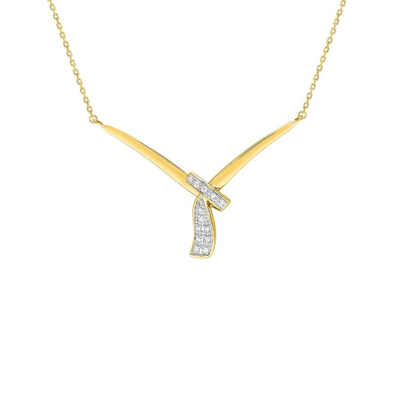 Collier Femme - Or 18 Carats - Diamant 0,07 Carats - Longueur : 42 cm