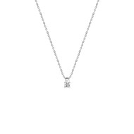 Collier Femme - Or 18 Carats - Diamant 0,08 Carats - Longueur : 42 cm