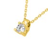 Collier Femme - Or 18 Carats - Diamant 0,14 Carats - Longueur : 42 cm - vue V2