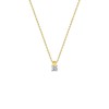 Collier Femme - Or 18 Carats - Diamant 0,18 Carats - Longueur : 42 cm - vue V1