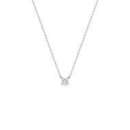 Collier Femme - Or 18 Carats - Diamant 0,2 Carats - Longueur : 42 cm