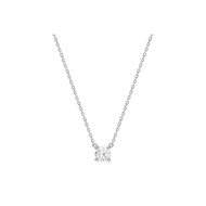 Collier Femme - Or 18 Carats - Diamant 0,4 Carats - Longueur : 42 cm